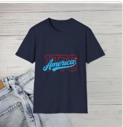 America 1776 T-Shirt, 4th of July TShirt, Patriotic Shirt, Independence Day Tee, USA Graphic Tee, Freedom Shirt, July 4th Outfit